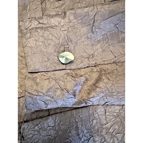 Donna Karan New York Women's Textured Metallic One-Button Blazer Bronze Brown 0 - Picture 5 of 13